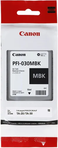 Vista 8 de Canon Tinta negra de 1.9 fl oz (PFI-030BK) para Canon imagePROGRAF TA-20 y TA-30