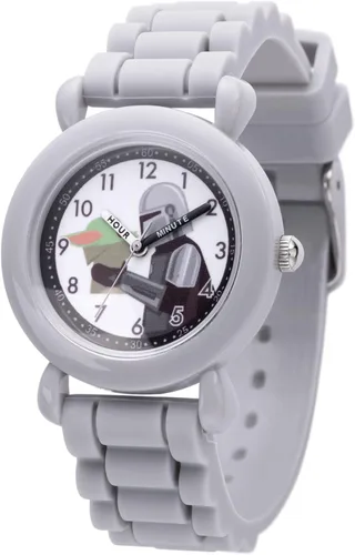 Vista 12 de Star Wars The Mandalorian - Reloj analógico de cuarzo con correa de silicona para niños