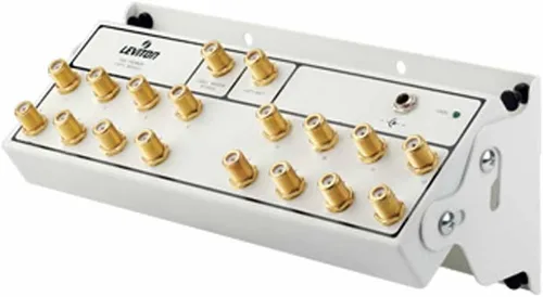 Vista 3 de Leviton Módulo CATV premium, blanco, Dorado, 47693-8P