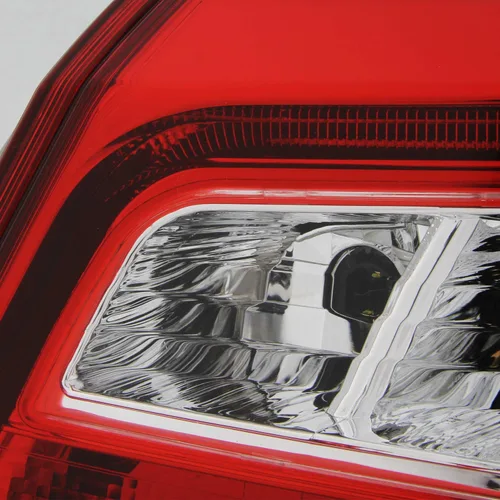 Vista 4 de AKKON - Compatible con luces traseras transparentes para Sentra Sedan de 4 puertas, color rojo cromado, luces traseras transparentes 2016 2017 2018
