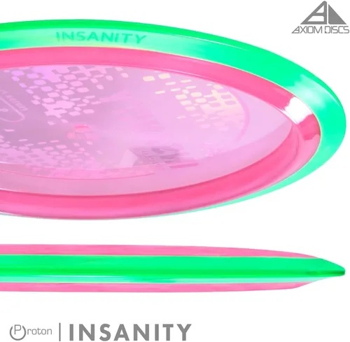 Vista 2 de Axiom Discs Proton Insanity Disco de golf Controlador de Distancia (155-160g / Los colores pueden variar)