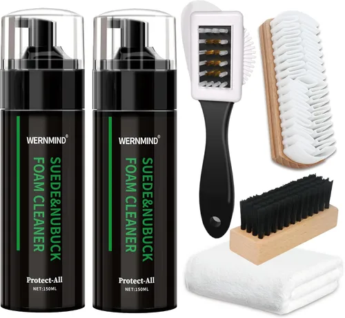 Vista 9 de Suede Nubuck Boots Shoe Cleaner Kit Waterproof protecter Spray Shoe Cleaning Kit