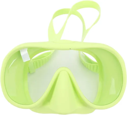 Vista 9 de Luocute Gafas de esnórquel de buceo con película antivaho de vidrio templado, máscara de natación juvenil anti rotura protegida, máscara de natación