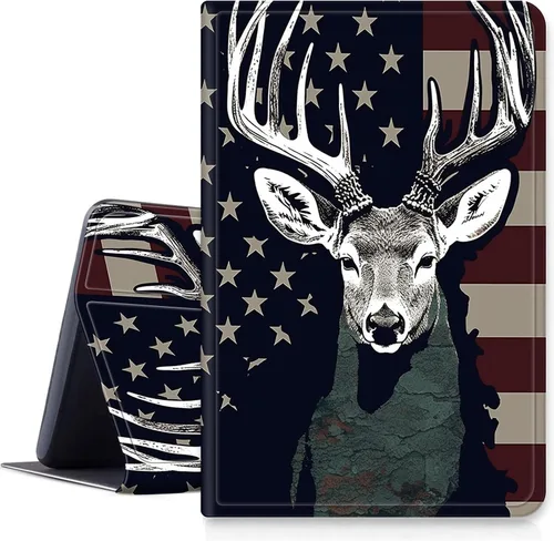 Vista 11 de Funda para tablet Amazon Kindle Fire HD 10 y 10 Plus de 10.1" (11ª generación, versión 2021), funda plegable con función de encendido y apagado