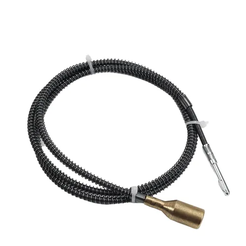 Vista 3 de Bettomshin 1 herramienta giratoria de eje flexible de 39 pulgadas de longitud, cable de eje flexible de núcleo interior de 3/16 pulgadas para prensa