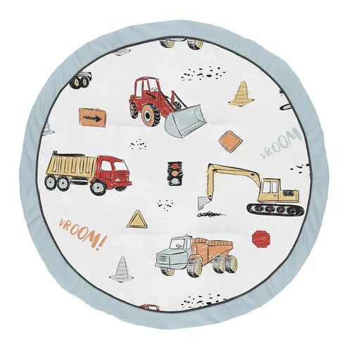 Vista 7 de Sweet Jojo Designs Tapete de juego deportivo para niño, tapete de juego para bebé, actividad de boca abajo, tapete de juego infantil para parque