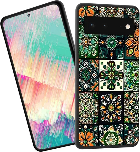 Vista 9 de Funda delgada para Google Pixel 4 XL, funda delgada de silicona de TPU suave a prueba de golpes para Google Pixel 4 XL, cruz negra