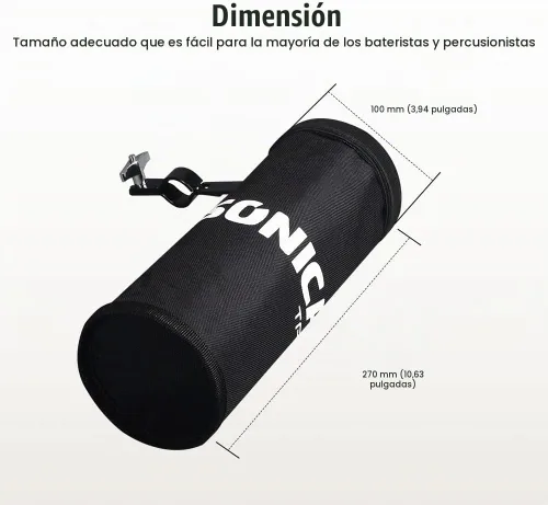 Vista 3 de SONICAKE - Bolsa de nailon para baquetas