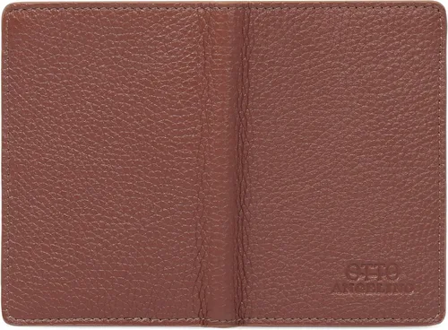 Vista 7 de Otto Angelino Cartera de piel plegable - Estilo pasaporte - identificación, tarjetas bancarias y efectivo, bloqueo RFID - Unisex