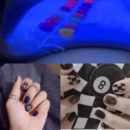 Vista 7 de Gel X - Lámpara LED UV para uñas, brazo flexible de 360° con base de clip, lámpara UV de cuello de cisne USB de 5 V para puntas de gel, esmalte
