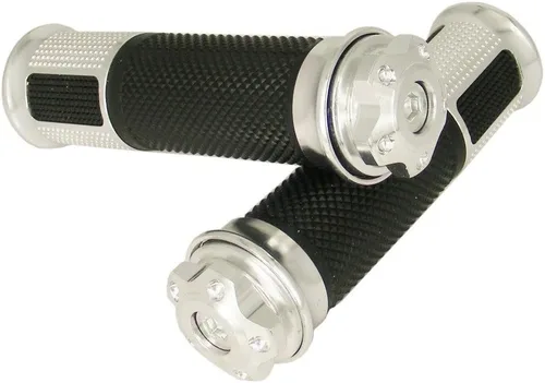 Vista 2 de 2 piezas universales de 0.866 in para motocicleta Enduro Dual Sport Bike MX Motocross aluminio y goma suave manillar de gel (B4#) para Honda Black