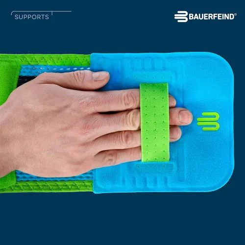 Vista 12 de Bauerfeind Soporte deportivo para la espalda – Compresión transpirable – El panel trasero cuenta con almohadilla anatómicamente contorneada