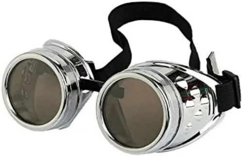 Vista 9 de Gafas Steampunk Gafas Vintage Soldadura Gótica (Copper)
