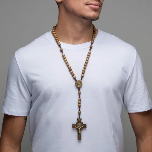 Vista 8 de Intercession Mens St Bennedict Large Rosary