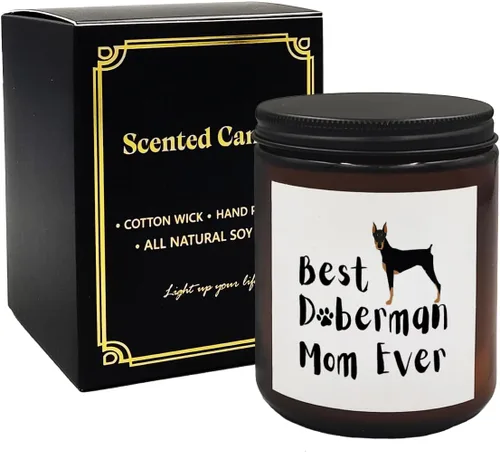 Vista 11 de Mancheng-zi Regalos Pitbull: divertidas velas para perros Pitbull, cuidado con las velas perfumadas