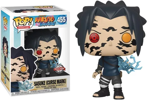 Vista 2 de Funko Pop! Animation: Naruto - Sasuke Uchiha with Scars - Naruto Shippuden - Figura coleccionable de vinilo - Idea de regalo - Producto