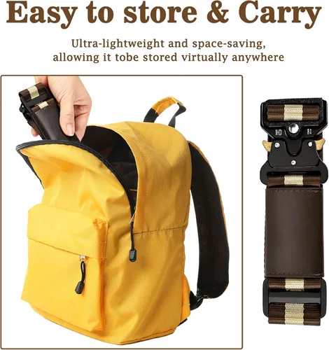 Vista 3 de Cinturón de viaje para correas de equipaje sobre el asa, elegante y ajustable correa de equipaje para bolsa de transporte, correas de equipaje