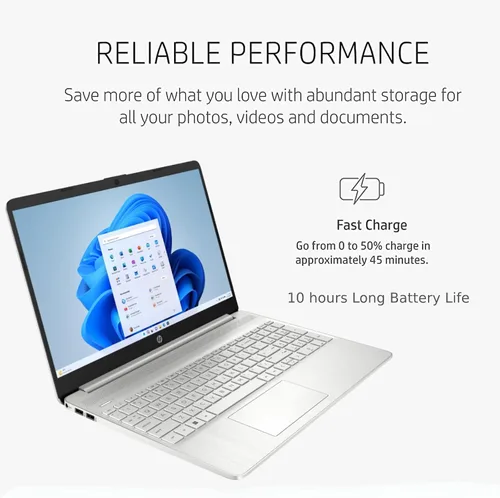 Vista 4 de HP Laptop de 15.6 pulgadas, para Stundet y Business, ultra delgada, AMD Ryzen 3 5300U (Quad Cores, Beat i5-1035G1) 12 GB de RAM, SSD de 512 GB