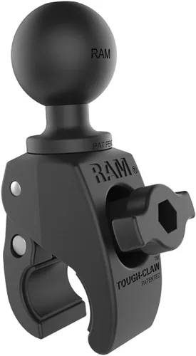 Vista 3 de RAM Mounts RAP-401U Base de Bola de Abrazadera Grande Tough-Claw con Bola Tamaño C de 1.5" para Rieles de 1" a 2.25" de Diámetro
