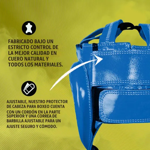Vista 5 de CLETO REYES Casco de boxeo con protección para las mejillas para hombres y mujeres, protector de cabeza protector de la cara, para sparring y pelea