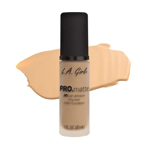 Vista 21 de L.A. Girl PRO.Matte Foundation, Sand GLM678 (Paquete de 2)
