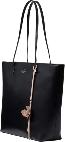 Vista 3 de Kate Spade New York - Bolso de mano con diseño de flores de Karla (negro)