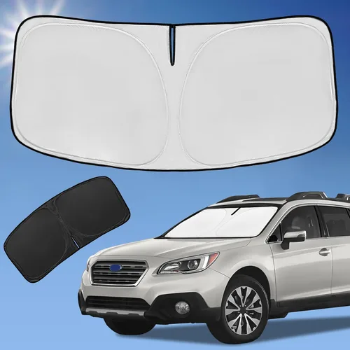 Vista 134 de Parasol de 4 capas para parabrisas, ajuste personalizado, tela 240T
