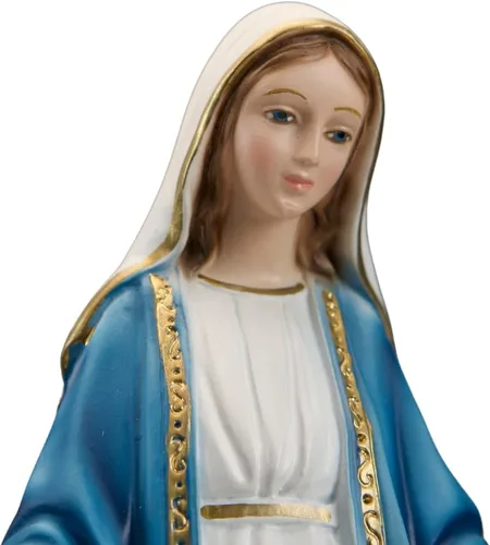 Vista 4 de The Faith Gift Shop Nuestra Señora de Gracia - María Milagrosa - Pintado a mano en Italia - Colección Toscana - Virgen La Milagrosa