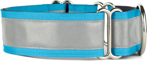 Vista 11 de If It Barks - Collar Martingala reflectante de 1.5 pulgadas con hebilla a presión rápida para perros - Ajustable - Fabricado en Estados Unidos