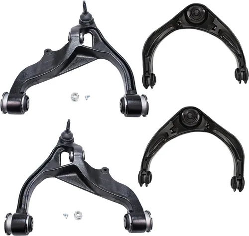 Vista 158 de Detroit Axle - Barras estabilizadoras de brazos de control delanteros 4WD para Ford 2005-2008 F-150 Lincoln Mark LT, 2 brazos de control superiores