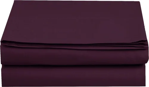 Vista 21 de Elegant Comfort Sábana Plana de 1 Pieza de Calidad Hotelera Premium, Lujosa y Más Suave Sábana Plana de Microfibra de Calidad Hotelera Premium 1500