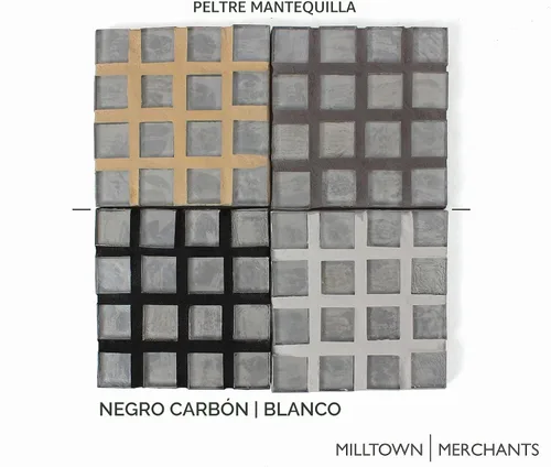 Vista 3 de Lechada de mantequilla de 8 oz - Excelente para hacer mosaicos - 1/2 libra de lechada para mosaicos de color blanco apagado Butter