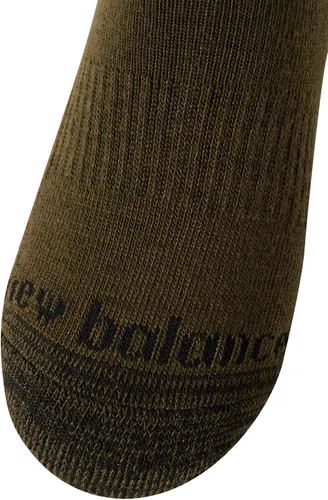 Vista 6 de New Balance Calcetines de corte bajo sin sudor para niños con soporte de arco paquete de 8