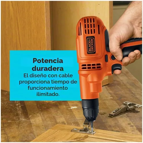 Vista 6 de Taladro Black & Decker DR260C 5.2-Amp, 3/8 pulgadas