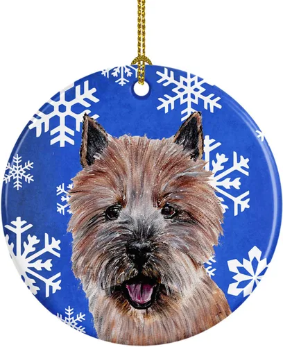 Vista 232 de Caroline's Treasures Cavalier Spaniel - Adorno de cerámica para colgar en el árbol de Navidad, para el hogar, Navidad, fiestas, regalo, 3 pulgadas