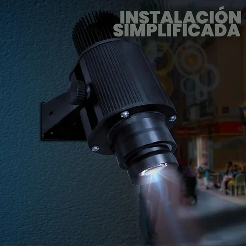 Vista 7 de Logo GOBO Lights Proyector personalizado para publicidad empresarial Proyección de iluminación LED IP67 Efecto DJ impermeable para tienda Evento