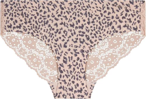 Vista 5 de Jessica Simpson Ropa interior para mujer - Calzones de microfibra Hipster (paquete de 5)