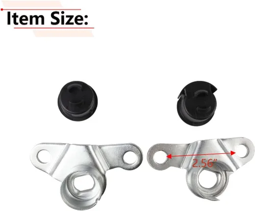 Vista 3 de RLB-HILON Cuerpo de bisagra de portón trasero montado con bujes compatible con Nissan Frontier 2005 a 2018 Año, para 93471-ZP50A 93470-ZP50A