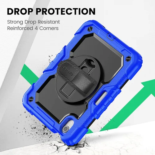 Vista 7 de SEYMAC Funda para iPad mini 7ª generación (A17 Pro) 2024/Mini 6ª generación de 8.3 pulgadas, funda protectora de cuerpo completo a prueba de golpes