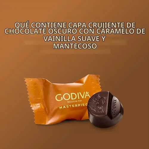 Vista 3 de Godiva Masterpiece - Bolsas de chocolate oscuro, centro de caramelo, 4
