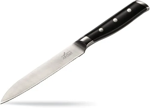 Vista 17 de All-Clad Kitchen Essentials Tabla de cortar de acacia con ranura para jugos de 19 x 14 pulgadas, 1 pulgada de grosor, tabla de cortar para carne