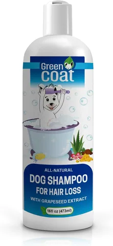 Vista 8 de Champú y acondicionador 2 en 1 para perros, extracto de caviar, aloe y bergamota para pieles sensibles, brillo profundo + desenredante, lavado