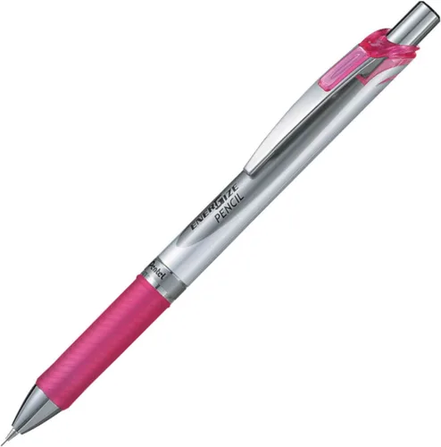 Vista 6 de Pentel Lápiz mecánico, Energize, 0.020 in, blanco perla y negro (PL75-AW)
