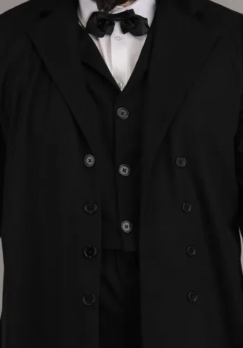 Vista 7 de Disfraz de Presidente Abe Lincoln Talla Plus para Hombre Multicolor