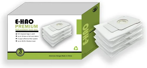 Vista 8 de Paquete de 10 bolsas de vacío compatibles con iRobot Roomba – i & s & j Series, bolsa de repuesto para iRobot Roomba