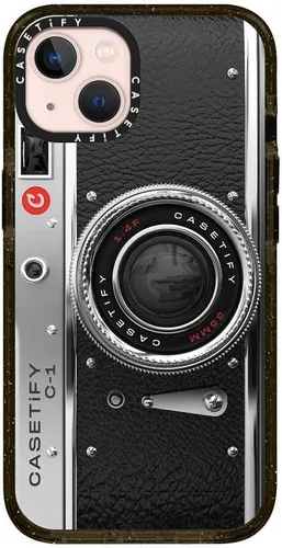 Vista 337 de CASETiFY Funda Impact para iPhone 13 [Protección contra caídas de grado militar 4X de 8.2 pies/Compatible con Magsafe] - #1 Mom - Transparente