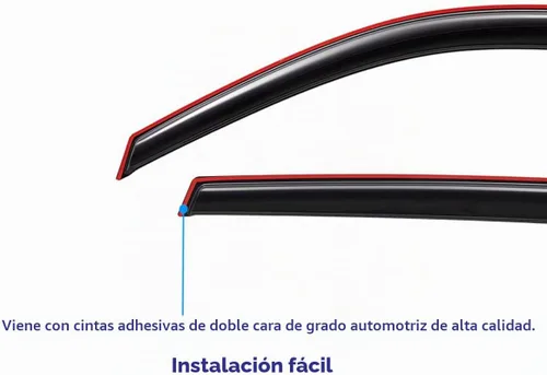 Vista 4 de Lightronic Visera de ventana de ventilación automática con clip extra duradera, compatible con Chevrolet Silverado 2019-2026 y GMC Sierra 1500