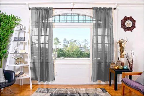 Vista 80 de All American Collection - cortinas Doli transparentes, 2 unidades Blanco