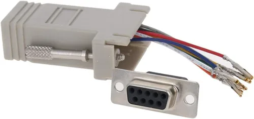 Vista 6 de Fielect DB15 VGA cambiador de género de 15 pines hembra a macho de 3 filas de ángulo recto Mini cambiador de género adaptador conector para 15pin
