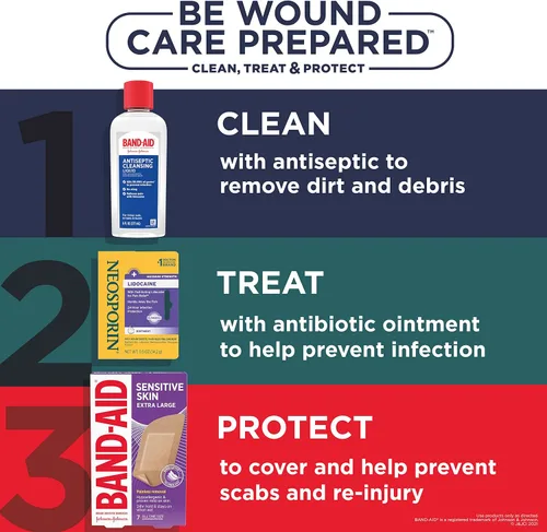 Vista 6 de Neosporin + Lidocaine First Aid Antibiotic Ointment, máxima fuerza y alivio del dolor tópico de acción rápida, protección contra infecciones de 24